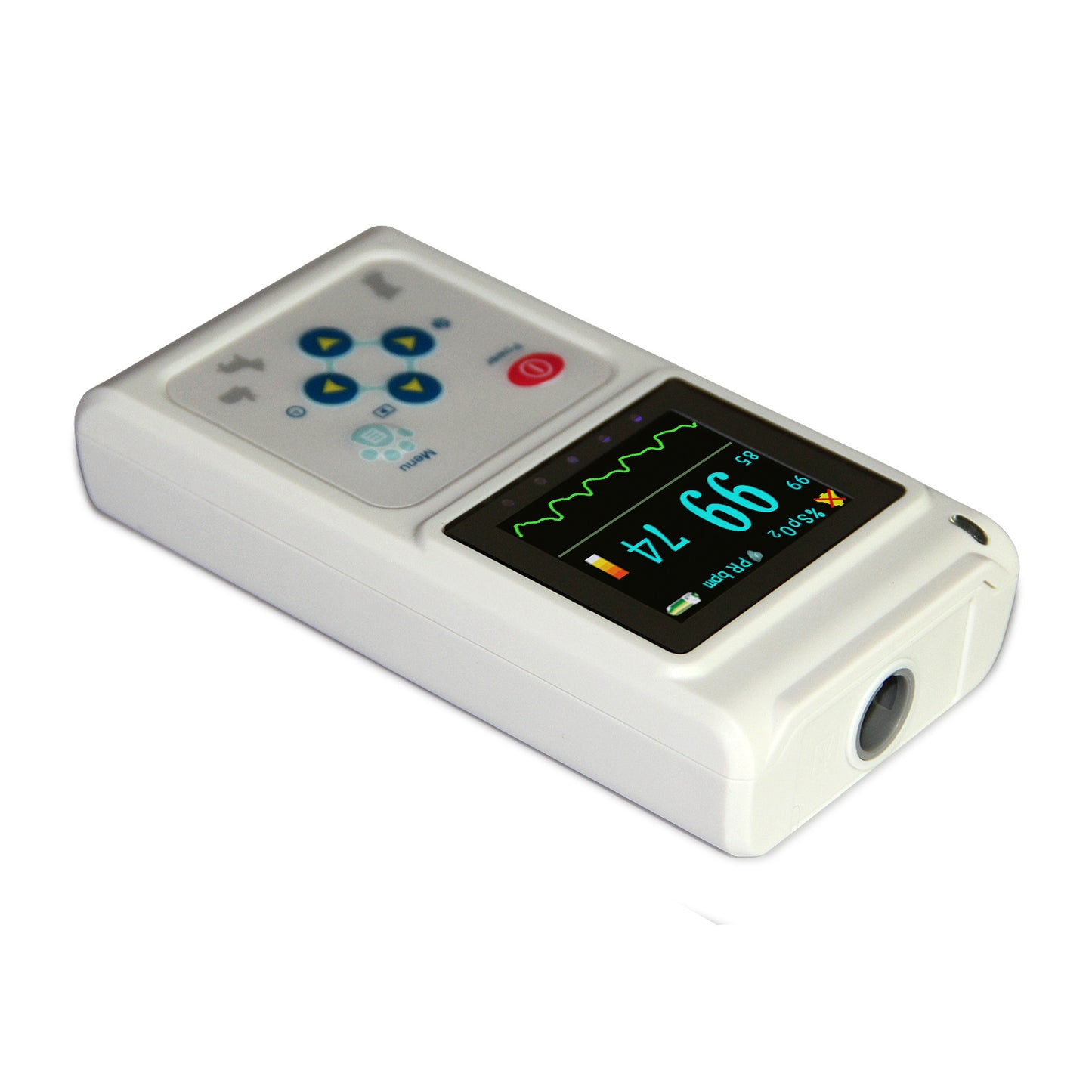 Veterinary Pulse Oximeter Handheld Vet SPO2 Pulse Rate Monitor PC Software CMS60D