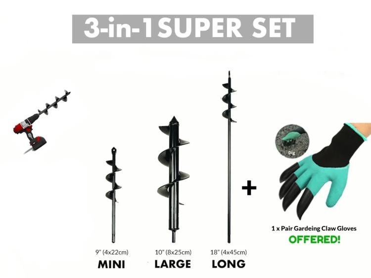 Spiral Loosening Drill Bit Alloy Ground Drill Bit