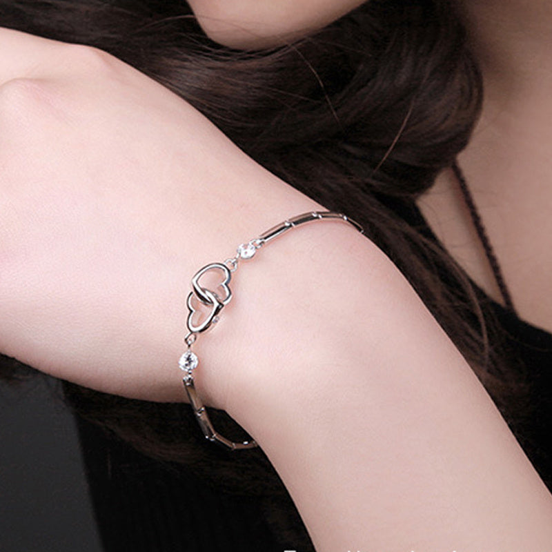 Charms 925 Sterling Silver Bracelets Bangles For Women