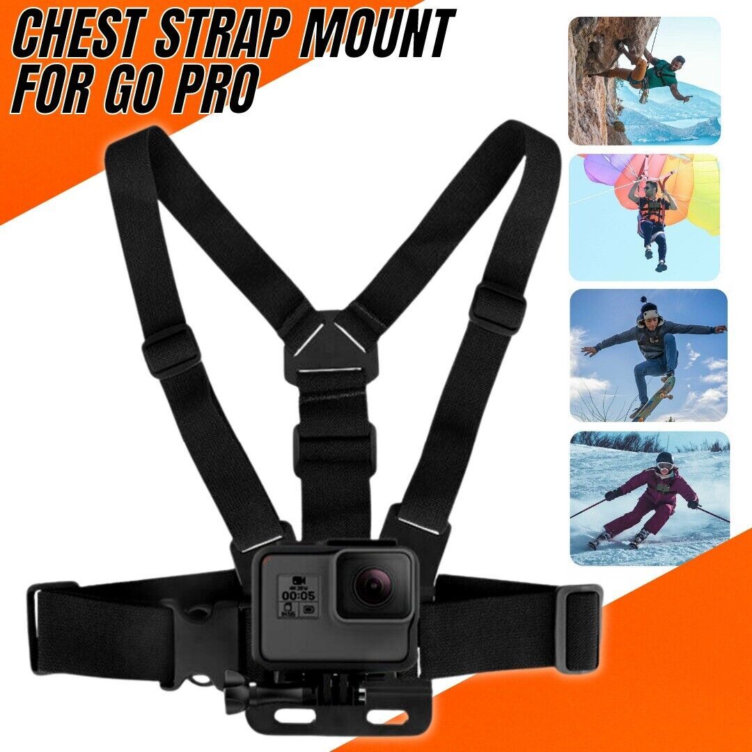 Chest Harness Body Strap Mount Accessories Adjustable For Smart Phone Android