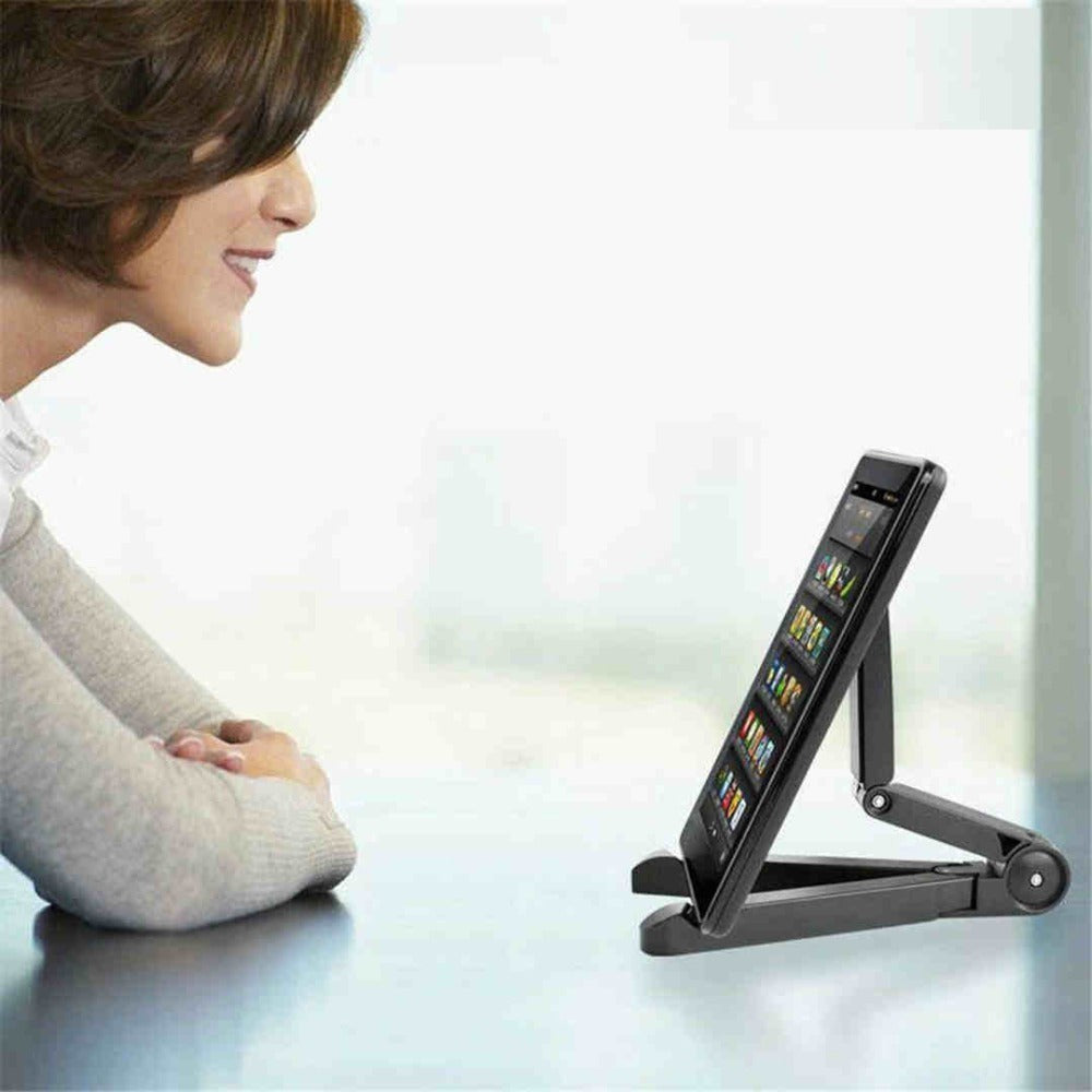 Universal Foldable Phone Tablet Holder Adjustable Bracket Desktop Stand Tripod