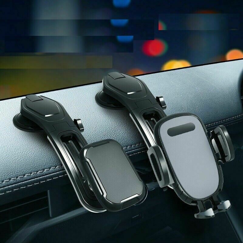 360 Rotatable Phone Mount Holder Car Dashboard Gravity Adjustable GPS Stand