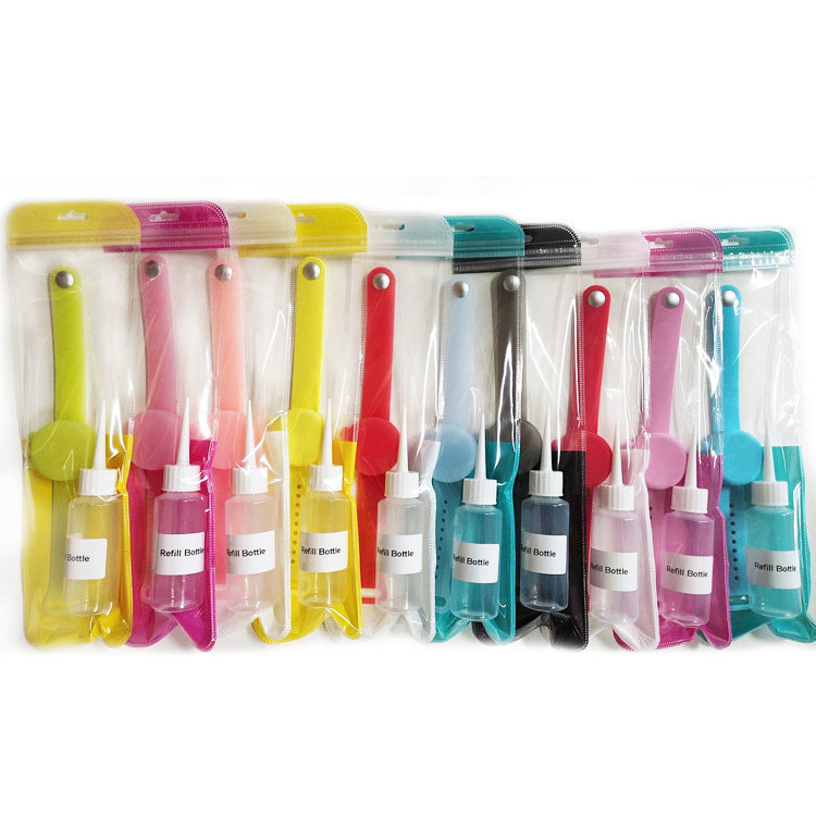 Outdooor Silicone Wristband Hand Sanitizer Disinfectant Bracelet