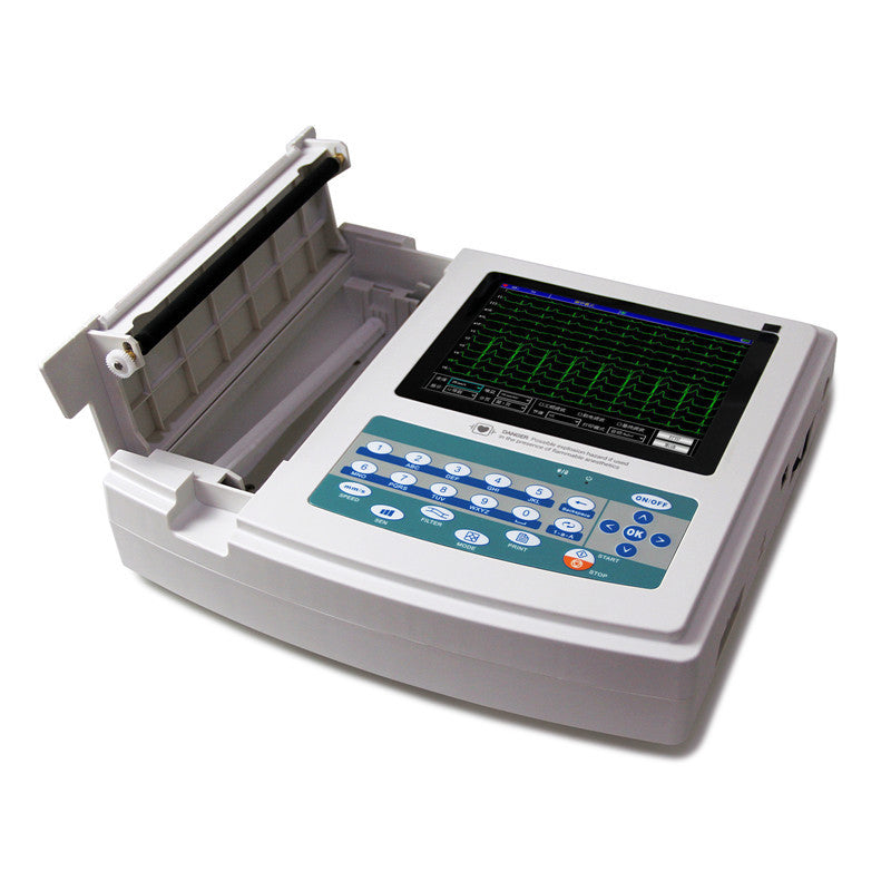 Digital 12 Channel 12 Lead Electrocardiograph ECG EKG Machine Interpretation PC Software