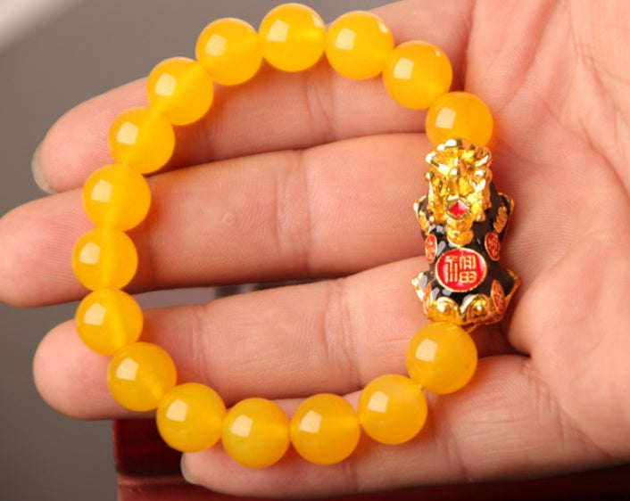 3D Gold Plated PiXiu Bracelet