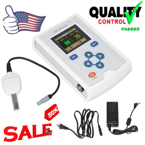 SpO2 Simulator MS100 Pulse Rate Blood Oxygen Simulator Pulse Oximeter Reaction Time