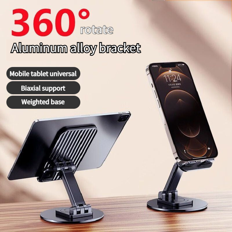 Foldable Phone Stand For Desk - Height Adjustable Cell Phone Holder