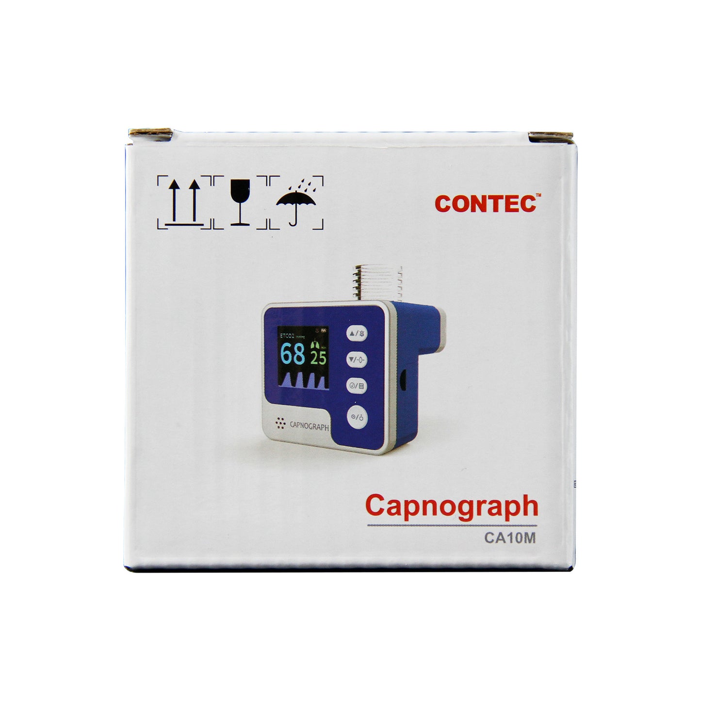 Veterinary Use CONTEC CA10M VET Mainstream ETCO2 Capnograph Respiration Rate End-tidal CO2 Monitor For Animals