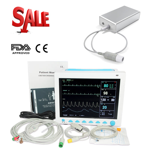 ETCO2 Sidestream Capnography Vital Signs ICU CCU Patient Monitor 7 Parameters CONTEC