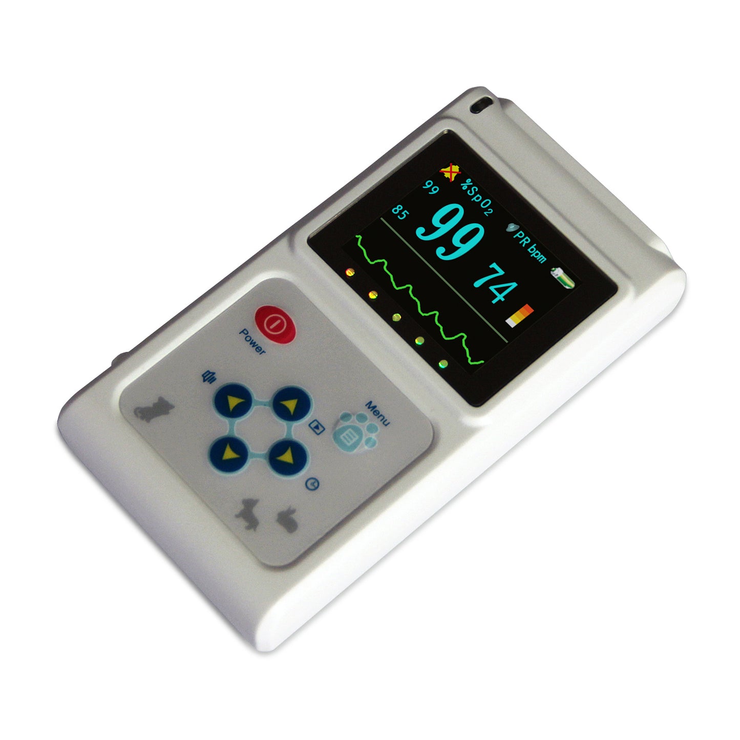 Veterinary Pulse Oximeter Handheld Vet SPO2 Pulse Rate Monitor PC Software CMS60D