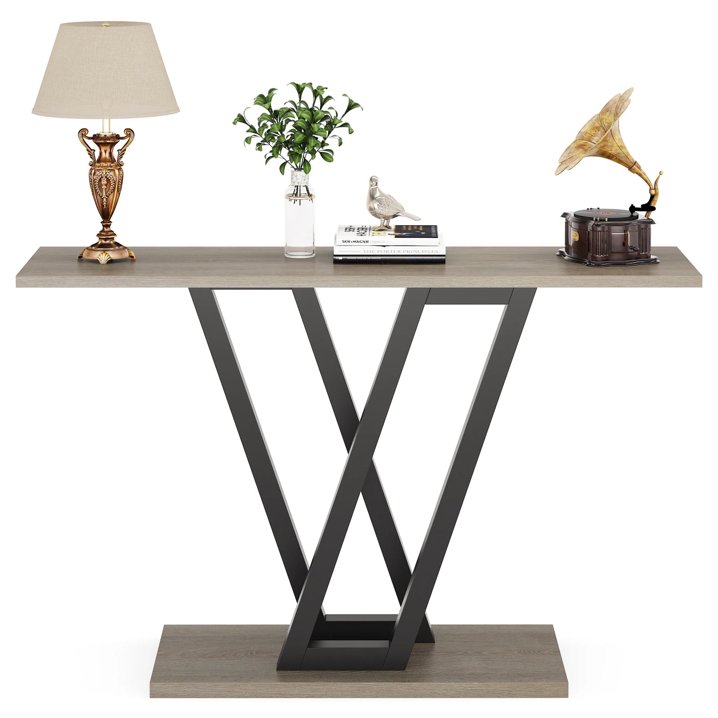 Tribesigns 43 Inch Console Table Industrial Entryway Hallway Table  Living Room Furniture