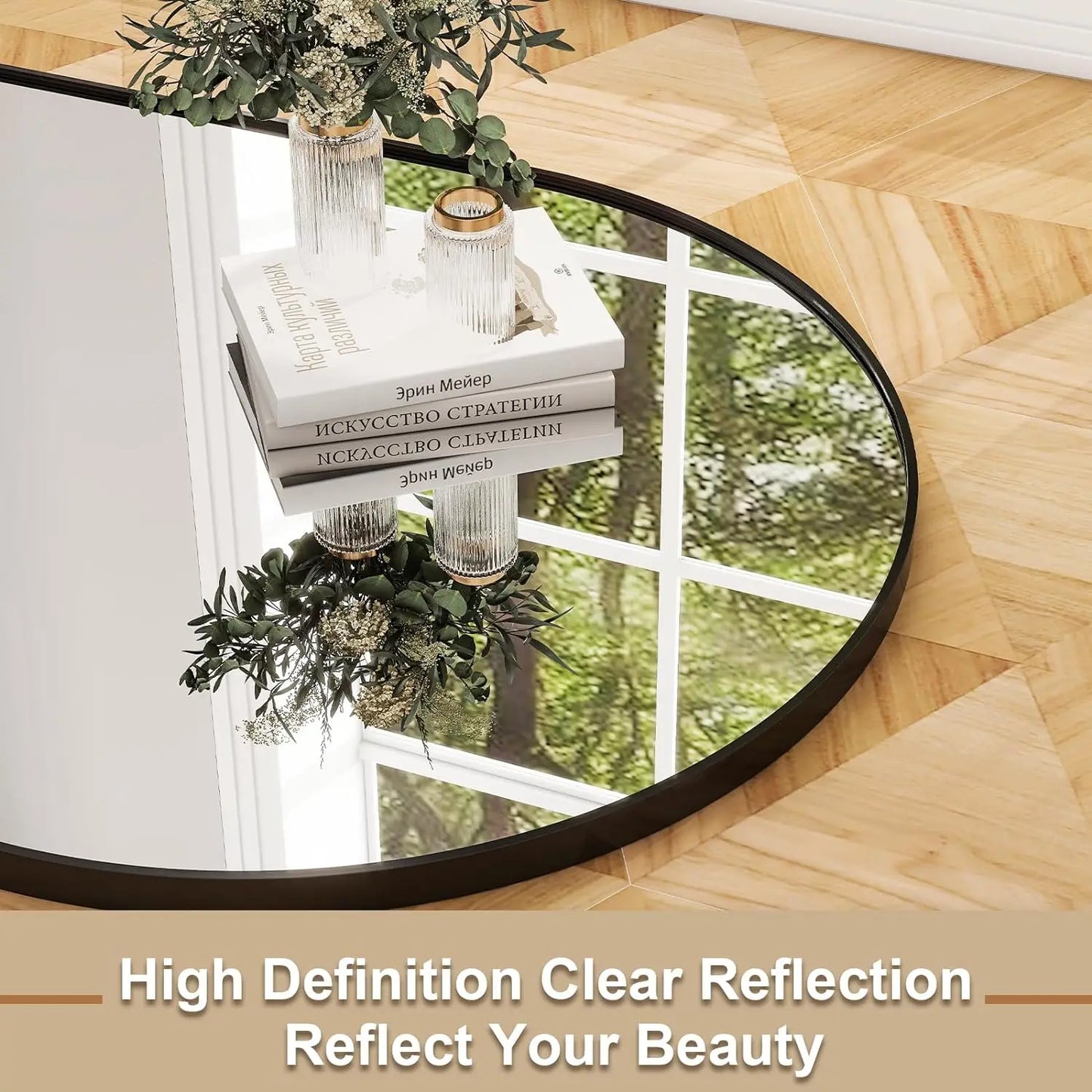 26" x 71" Full Length Mirror - Aluminum Alloy Frame Full Body Mirror - Extra Large Floor Mirrors for Bedroom, Living Room