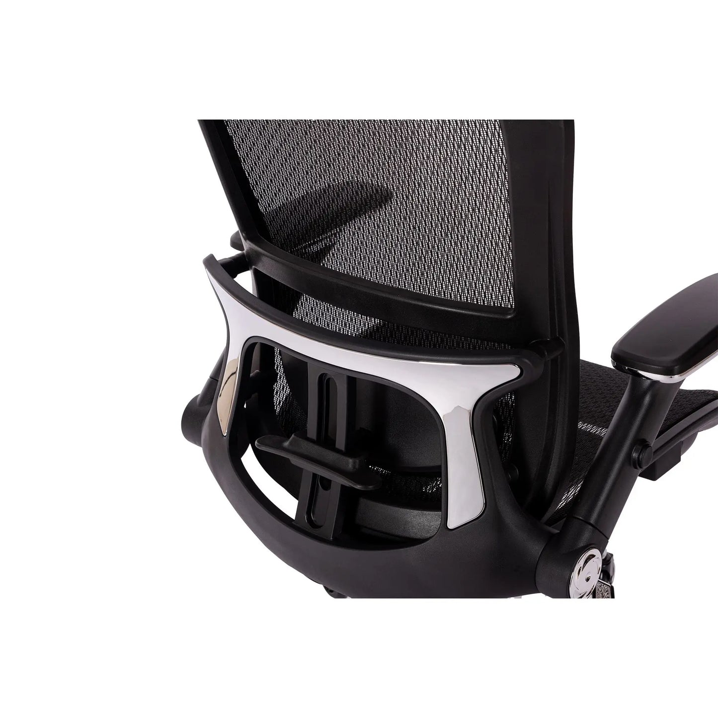 Ergonomic Mesh Office Chair, High Back - Adjustable Headrest with Flip-Up Arms, Lumbar Support and blade Wheels