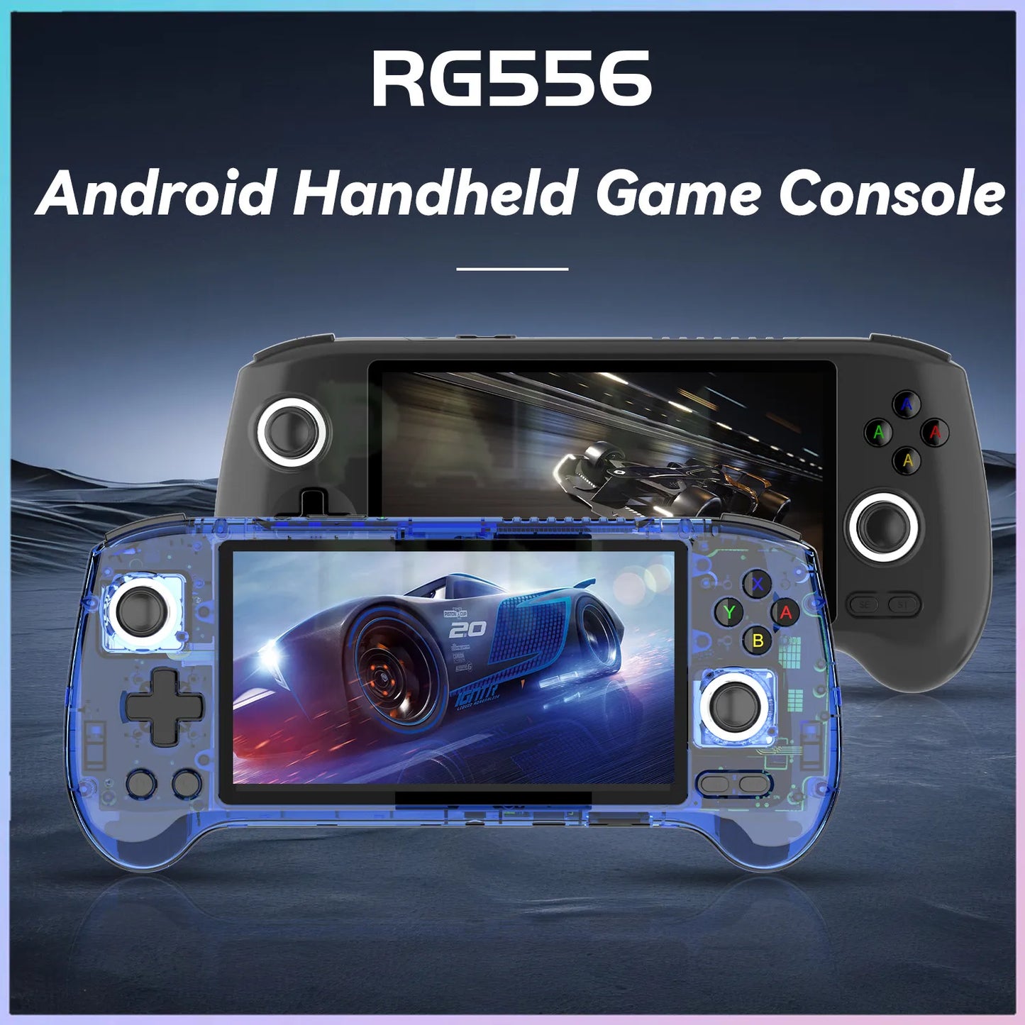 ANBERNIC RG556 Handheld Game Console 1080*1920 Android 13 System 5.48 Inch AMOLED Screen 5500mAh WIFI BT5.0 Retro Video Players