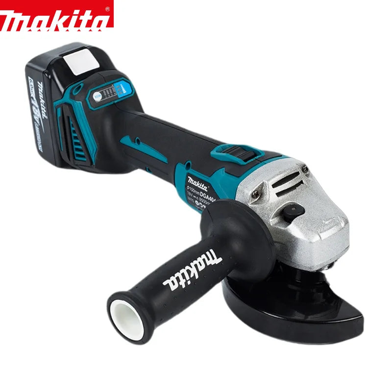 Makita 18V 125mm DGA404 Brushless Lithium Electric Angle Grinder Rechargeable Cutting Machine High Power Polishing Machine