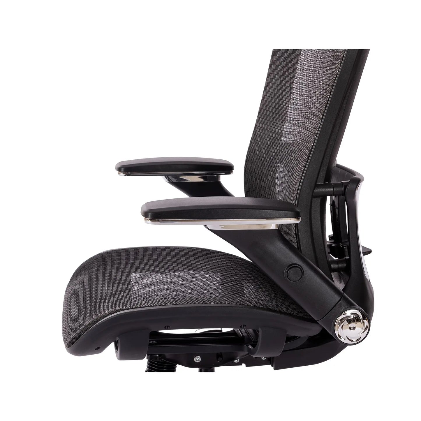 Ergonomic Mesh Office Chair, High Back - Adjustable Headrest with Flip-Up Arms, Lumbar Support and blade Wheels