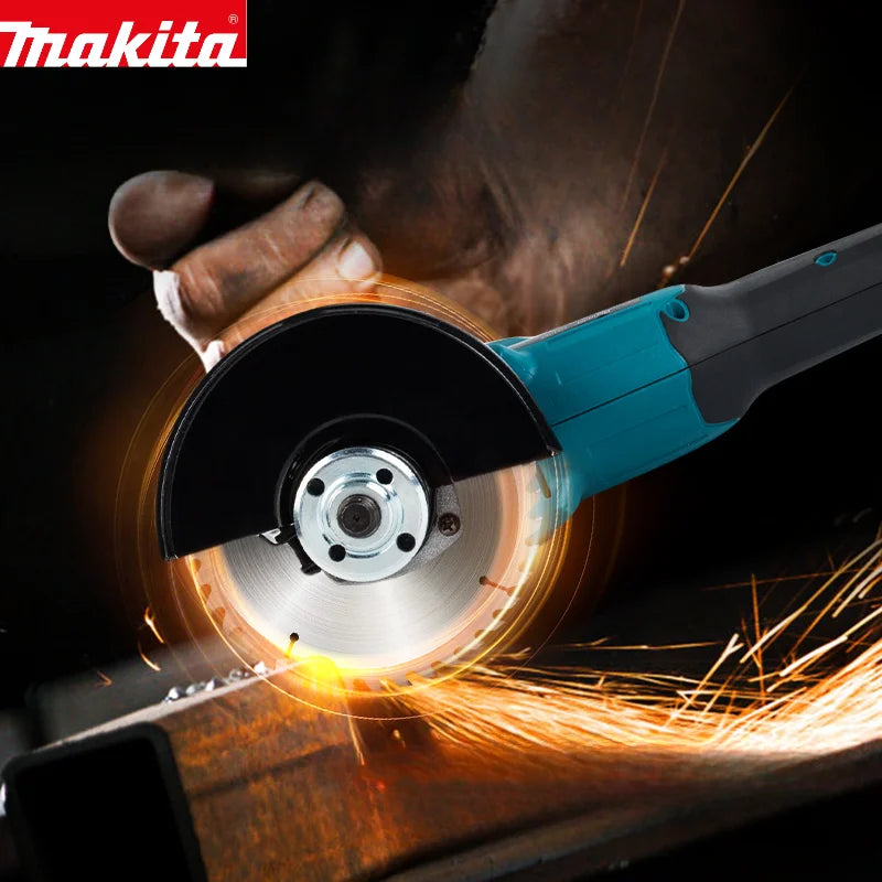 Makita 18V 125mm DGA404 Brushless Lithium Electric Angle Grinder Rechargeable Cutting Machine High Power Polishing Machine