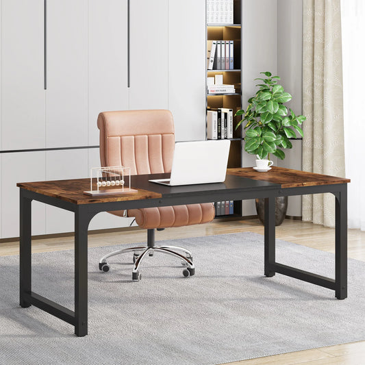 Tribesigns Large Office Desk Computer Table Study Writing Desk Workstation for Home Office Modern Computer Desk