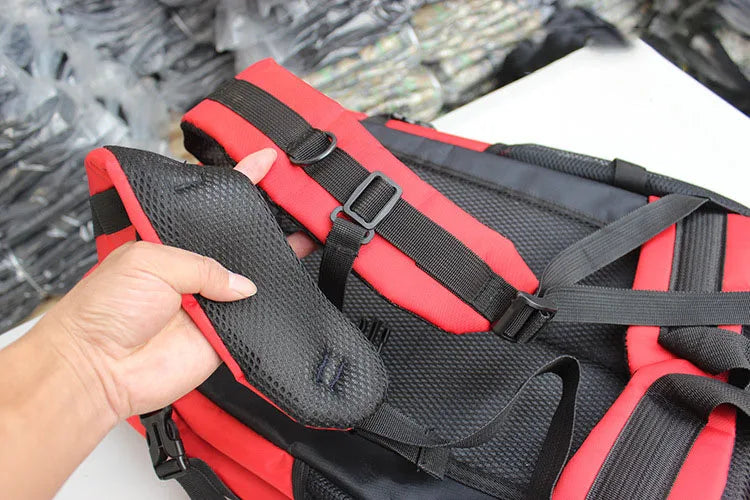 80L 50L Outdoor Backpack Men's Women's Travel Luggage Rucksack Sports Climbing Camping Hiking Backpacks Large School Bag Pack