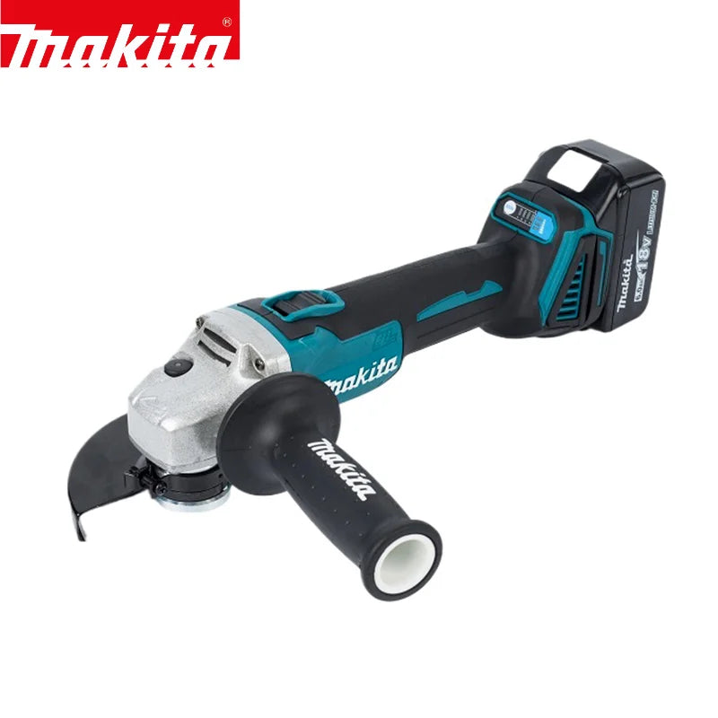 Makita 18V 125mm DGA404 Brushless Lithium Electric Angle Grinder Rechargeable Cutting Machine High Power Polishing Machine