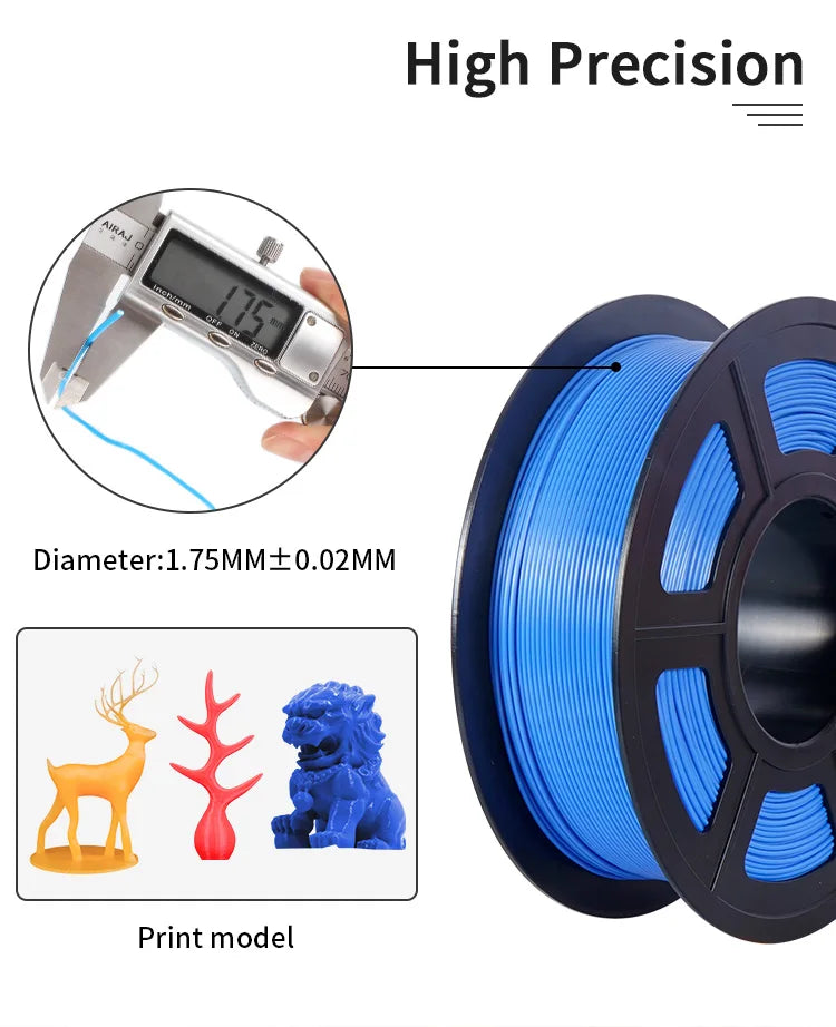 22LBS PETG PLA filament 3D Printer Filament 10 Rolls 1KG 1.75MM Odorless Eco-Friendly Good Tougness Mix Color Free Shipping