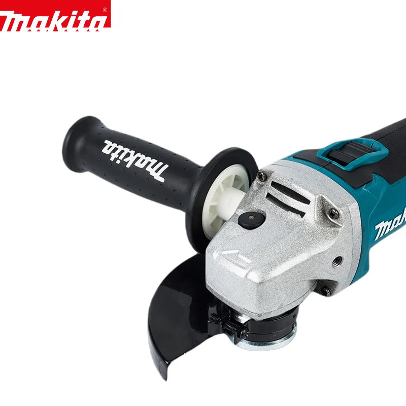 Makita 18V 125mm DGA404 Brushless Lithium Electric Angle Grinder Rechargeable Cutting Machine High Power Polishing Machine