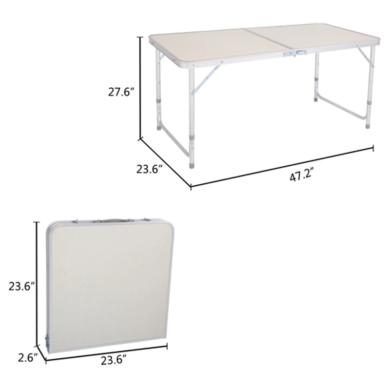 Camping outdoor leisure table portable multi-purpose folding table