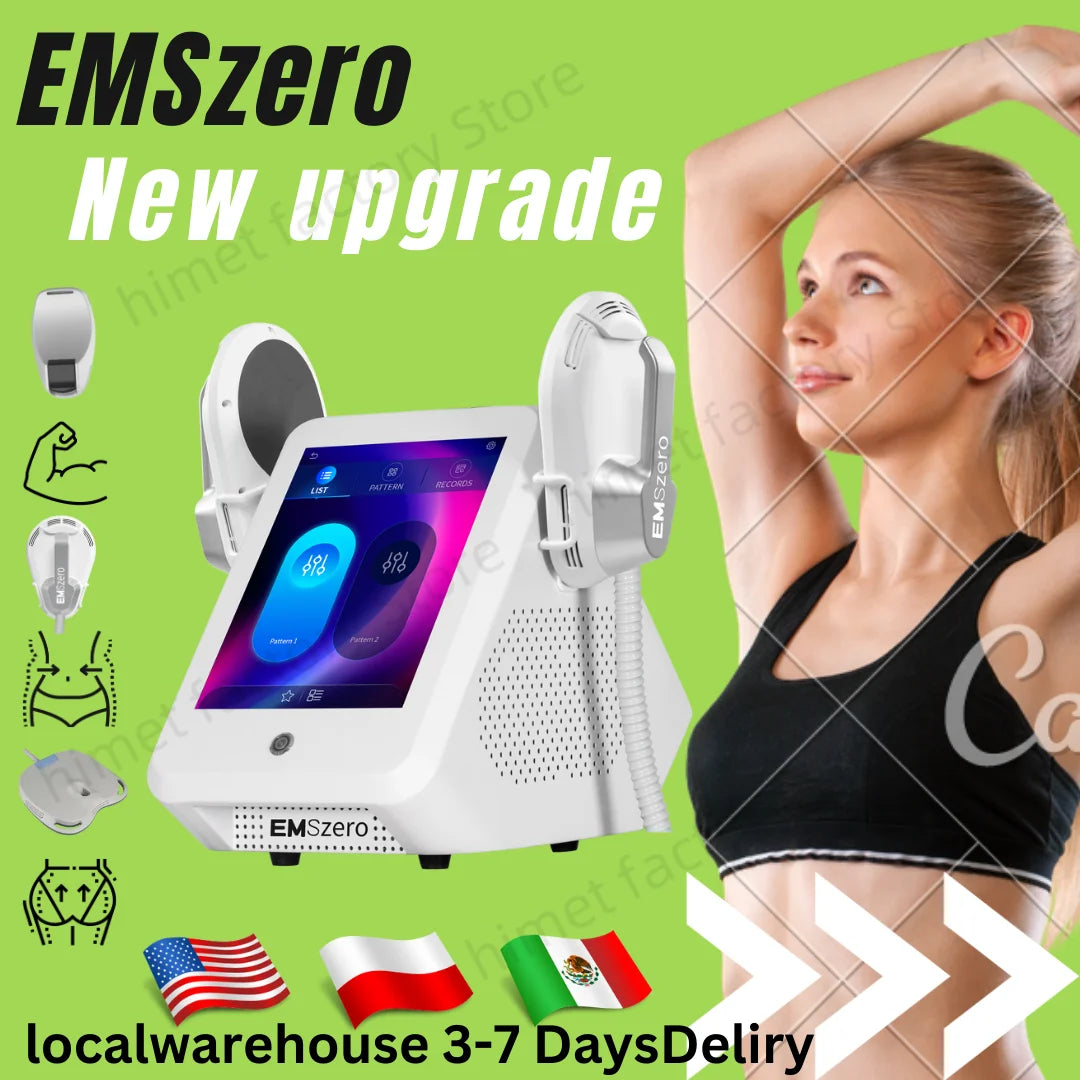 new15 tesla mini em muscle stimulator nove EMSzero slim neo portable 2 4 5 handles rf ems body sculpting machine RF with pelvic