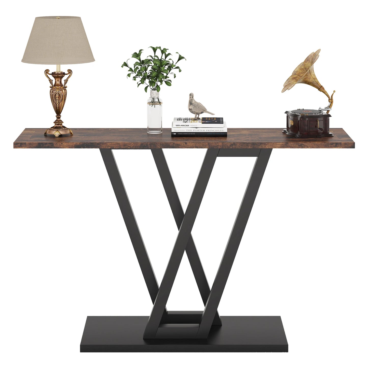 Tribesigns 43 Inch Console Table Industrial Entryway Hallway Table  Living Room Furniture