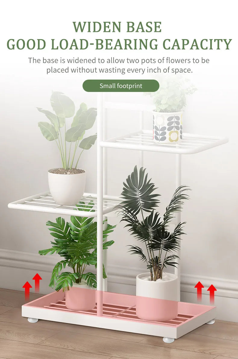 Plant Stand Flower Stand 4/6/8 Tier Flower Pot Shelf Balcony Indoor Multi-layer Storage Rack Succulent Plant Flower Rack