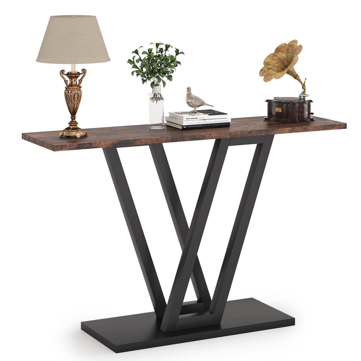 Tribesigns 43 Inch Console Table Industrial Entryway Hallway Table  Living Room Furniture