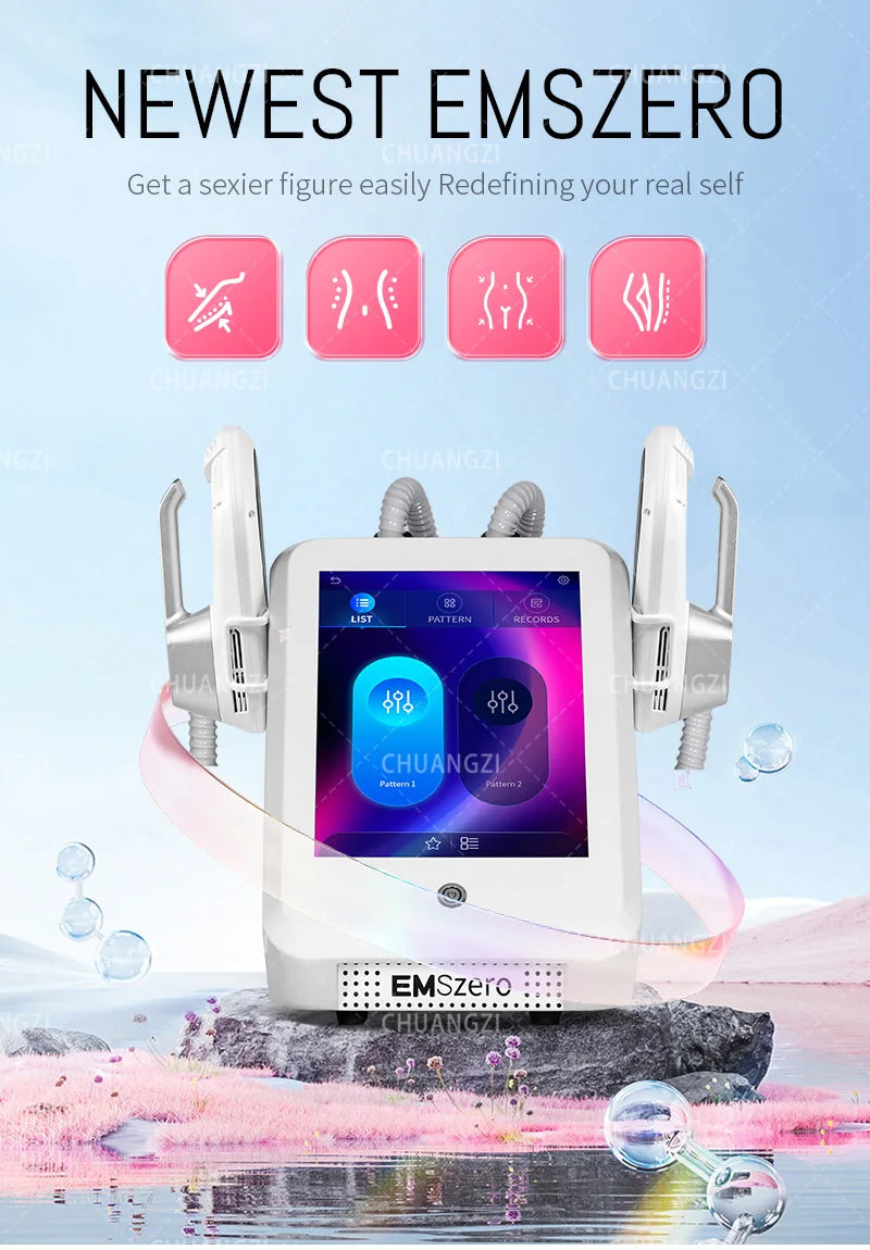 new15 tesla mini em muscle stimulator nove EMSzero slim neo portable 2 4 5 handles rf ems body sculpting machine RF with pelvic