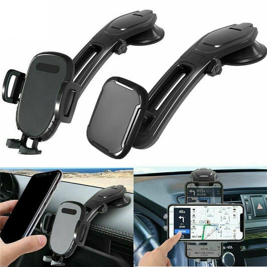 360 Rotatable Phone Mount Holder Car Dashboard Gravity Adjustable GPS Stand