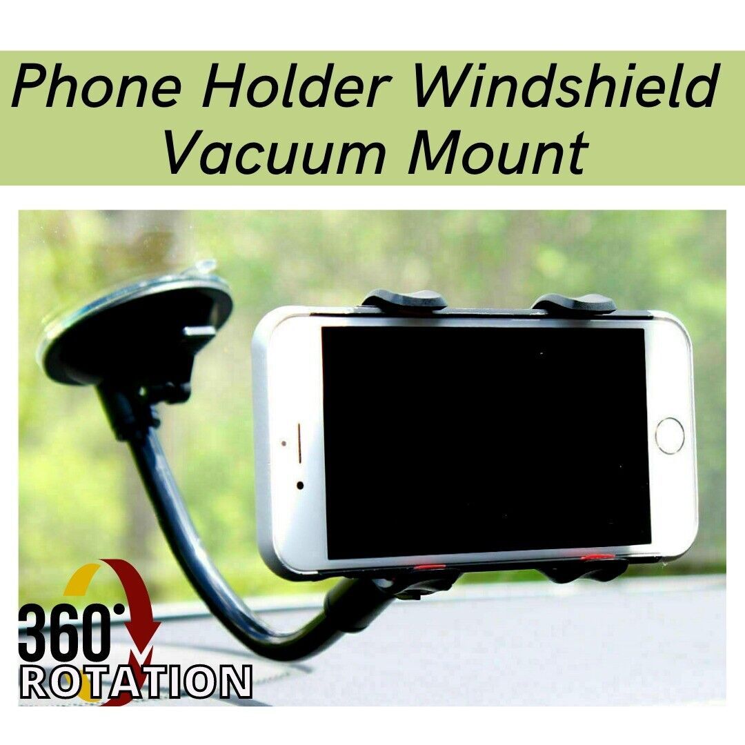 360 Car Rearview Mirror Rotation Adjustable Phone Holder Mount Multifunction